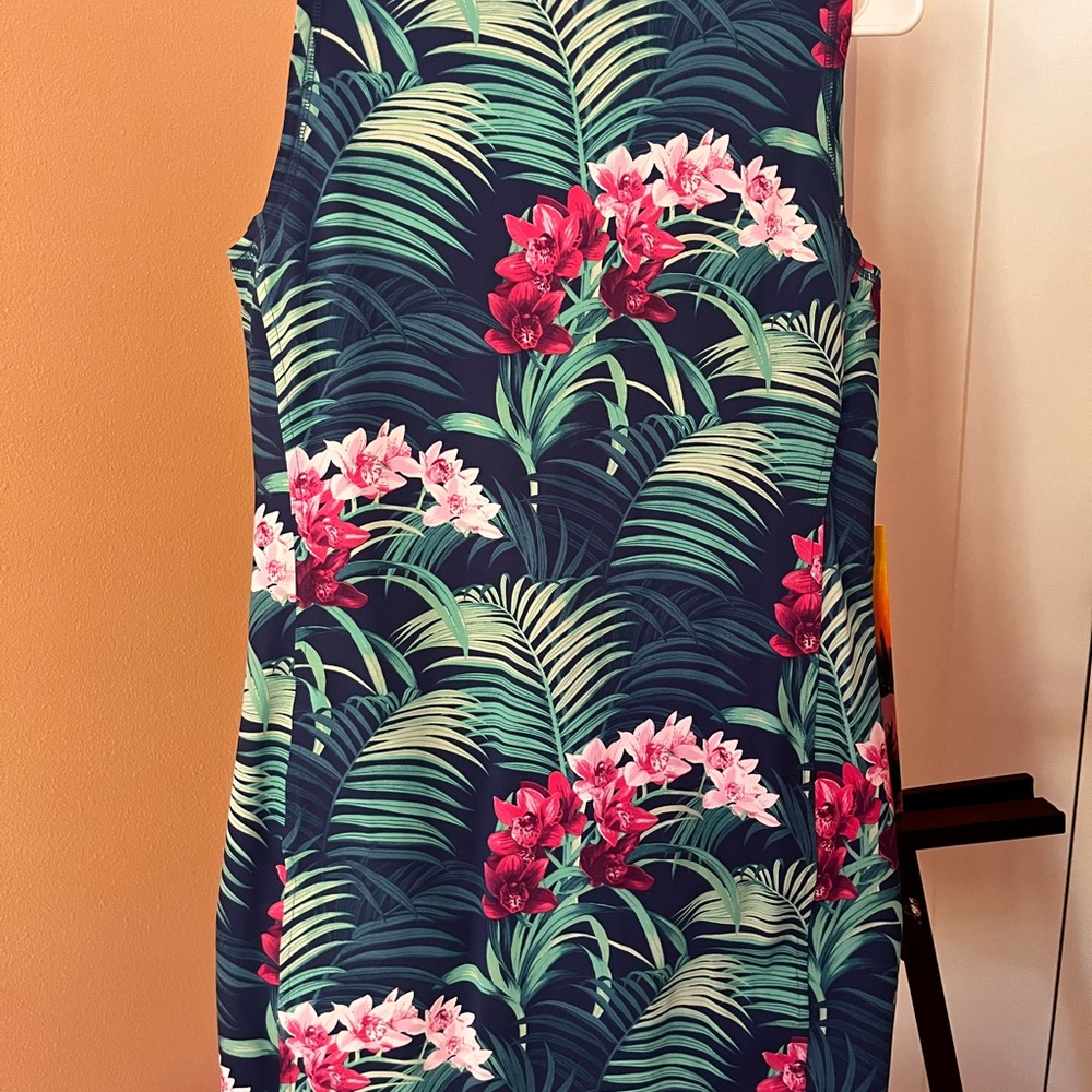 Tommy Bahama IslandZone Dress with Green and Blue Accents